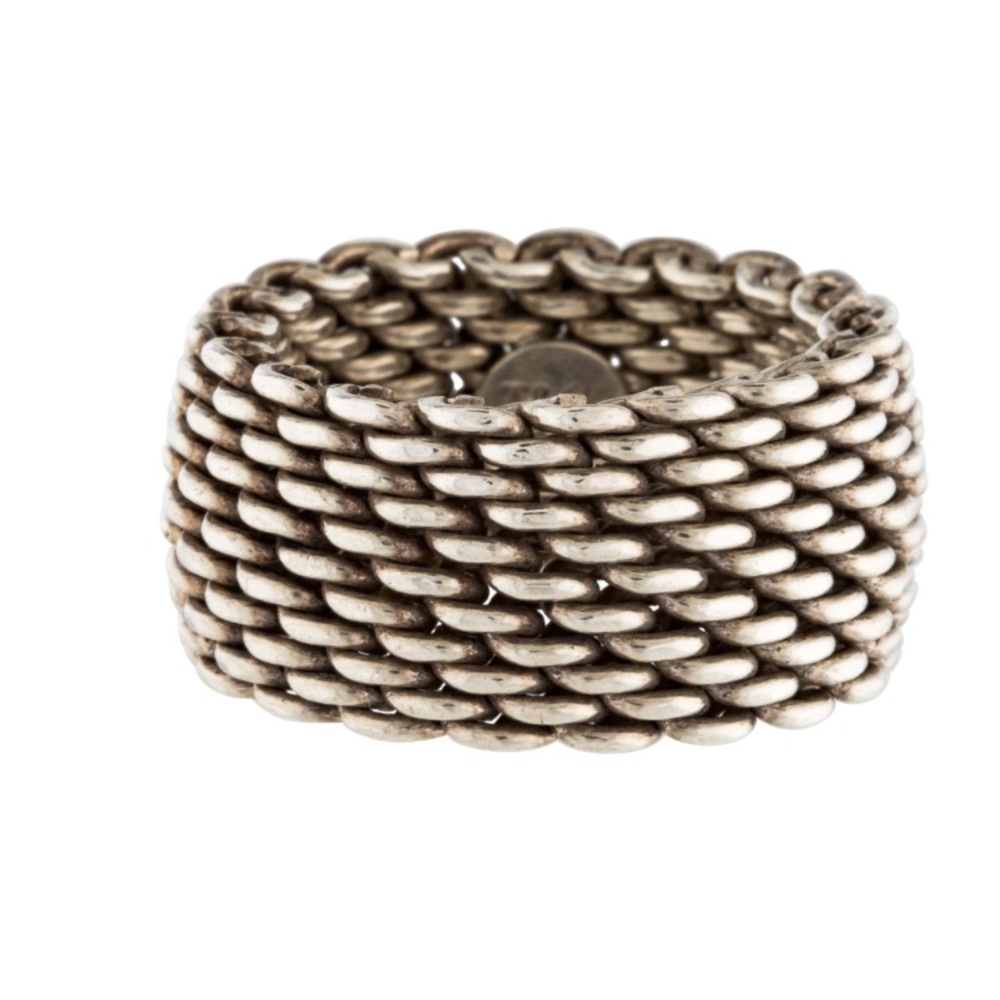 Authentic Tiffany’s Mesh Ring size 7